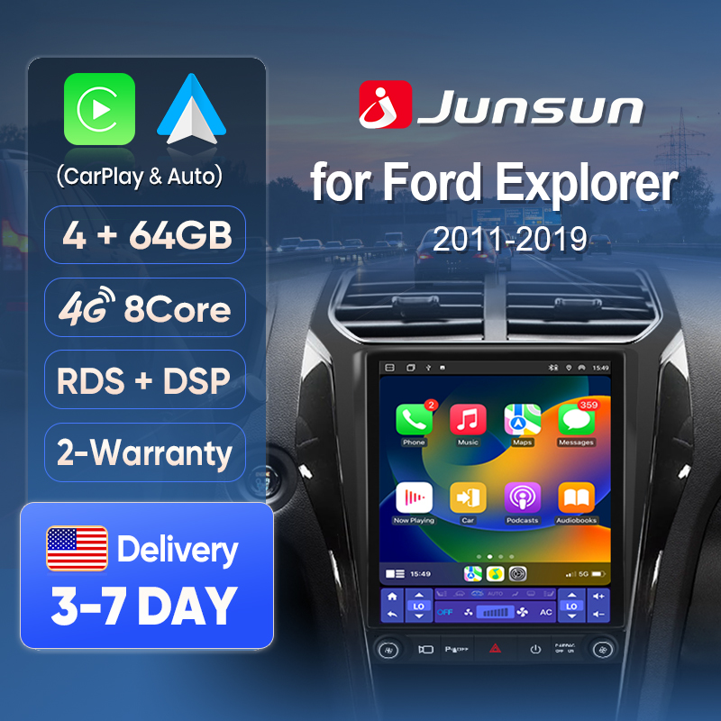 Japanese Traditional Lifestyle - Écran CarPlay sans fil Junsun pour