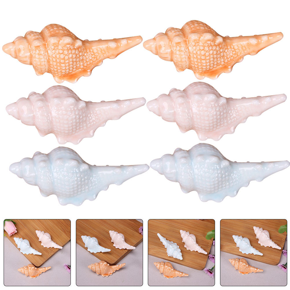 Chopstick Rest Ceramic - Ensemble de 6 repose-baguettes en céramique