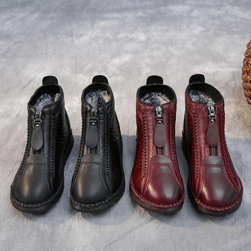 Japanese People Lifestyle - Baskets Chancelier en cuir taille haute