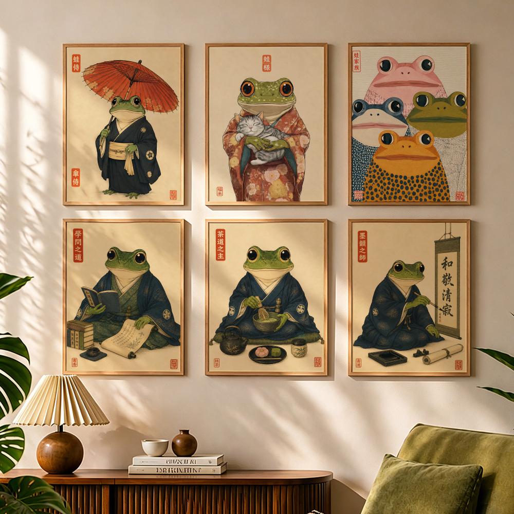 Japanese Lifestyle In Japanese - Affiche sur toile avec peinture et