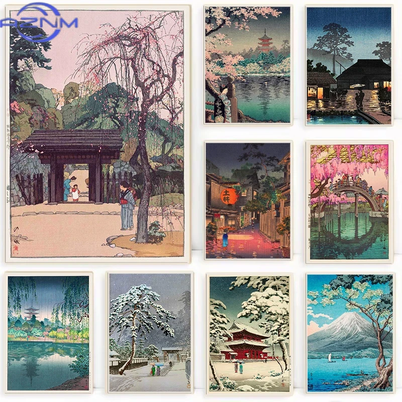 AZNM – affiche rétro Ukiyo-e t - Japanese Traditional Lifestyle avis et prix