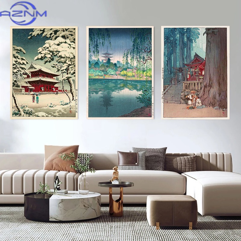AZNM – affiche rétro Ukiyo-e t - Japanese Traditional Lifestyle avis et prix