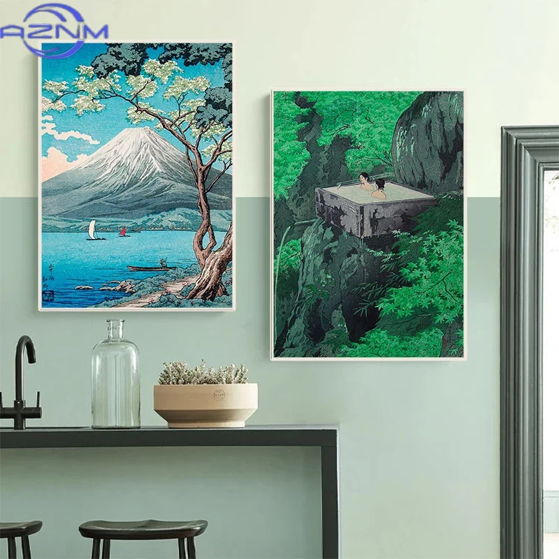 AZNM – affiche rétro Ukiyo-e t - Japanese Traditional Lifestyle avis et prix