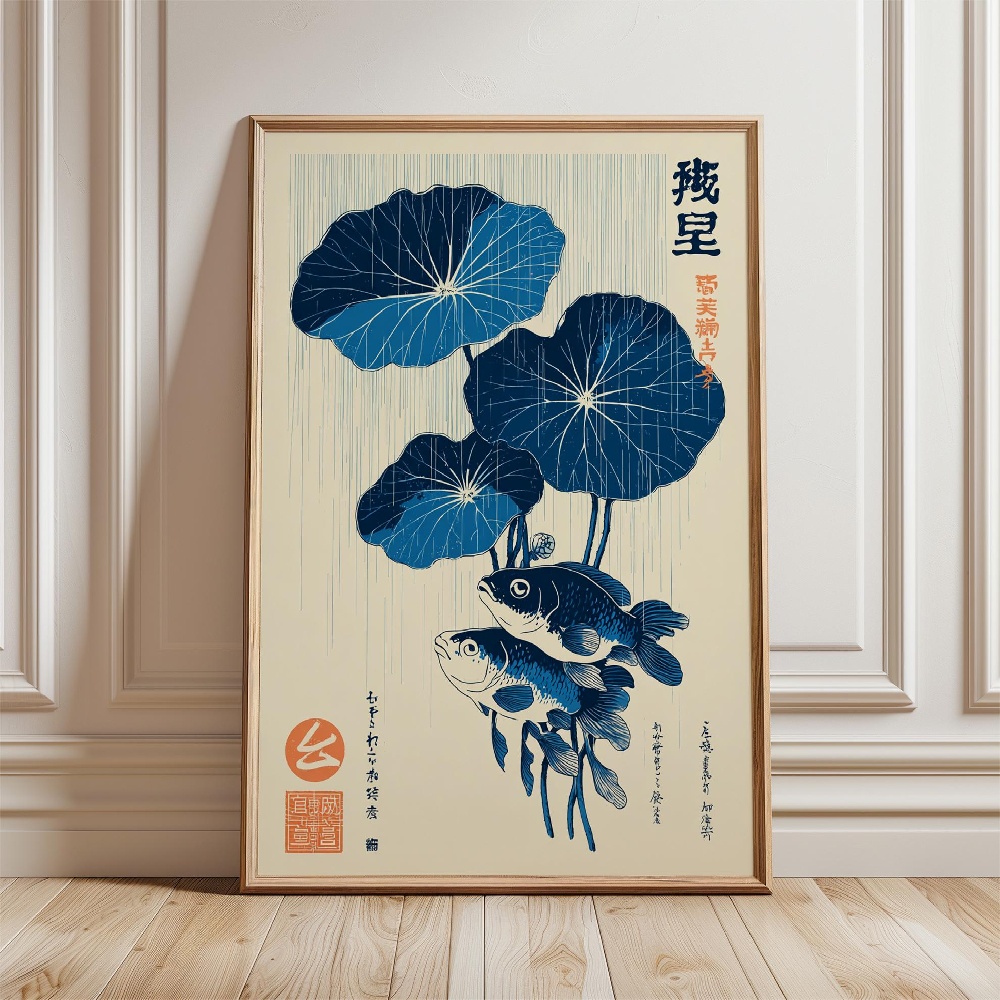 Affiche Poisson Or, Affiches P - Japanese Zen Lifestyle avis et prix