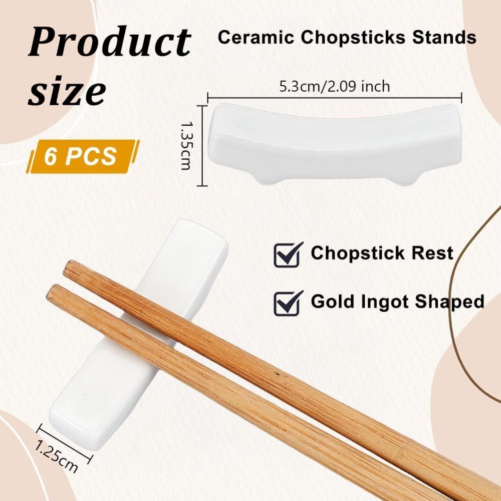 6 pièces de repose-cuillères e - Chopstick Rest Ceramic avis et prix
