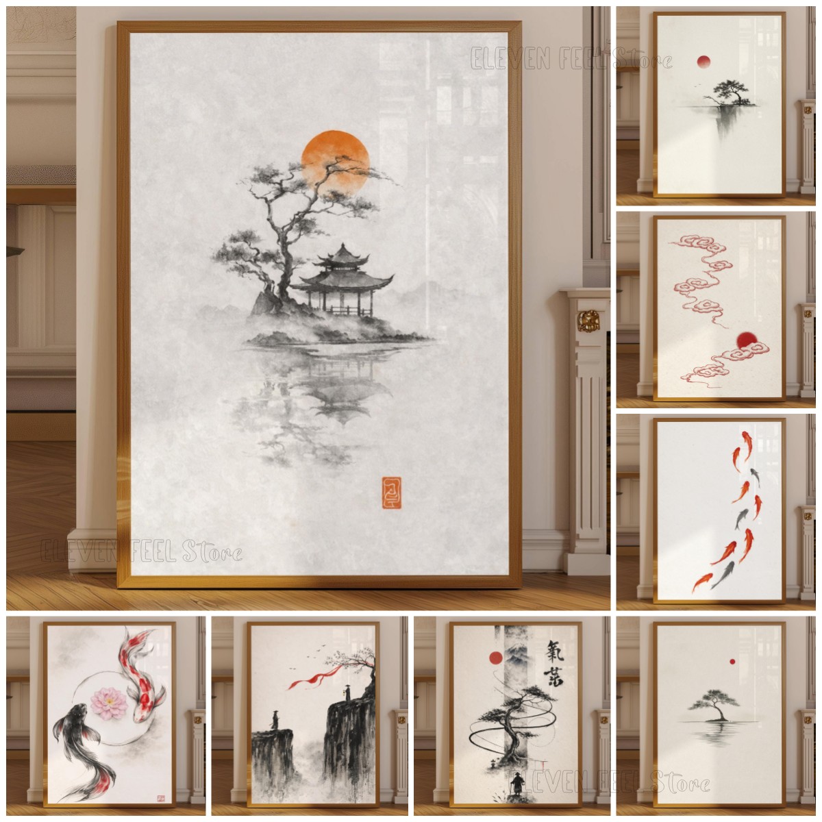 Affiche d'Arbre à Encre Japona - Japanese Zen Lifestyle avis et prix