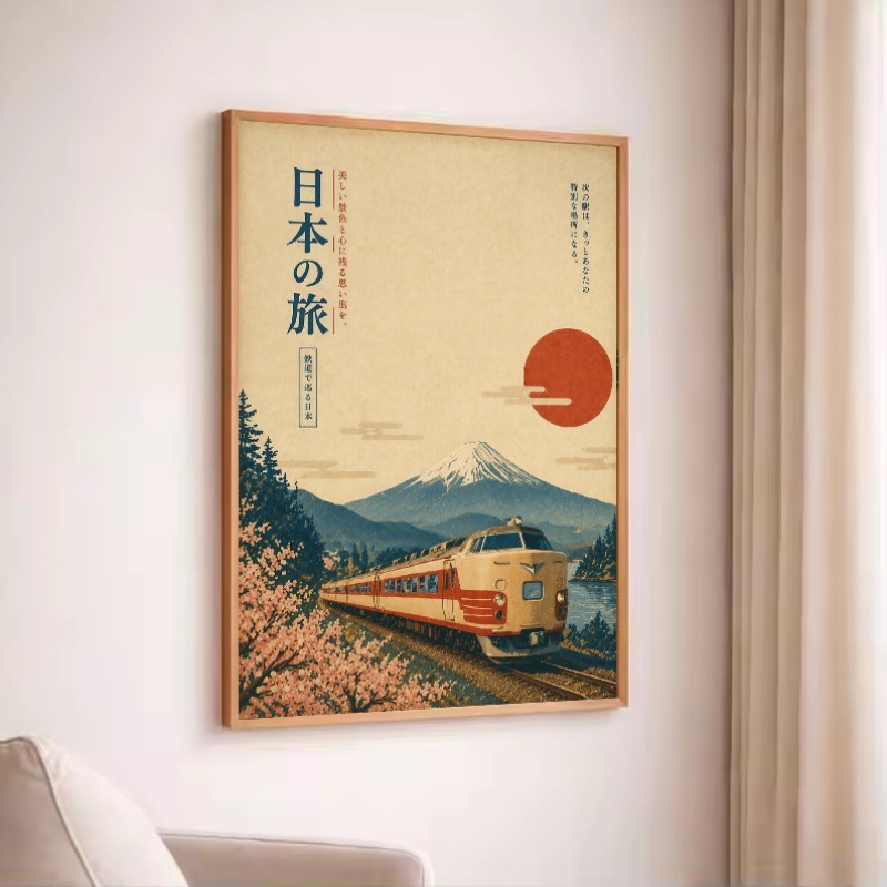 Affiche sur toile vintage japo - Japanese Traditional Lifestyle avis et prix