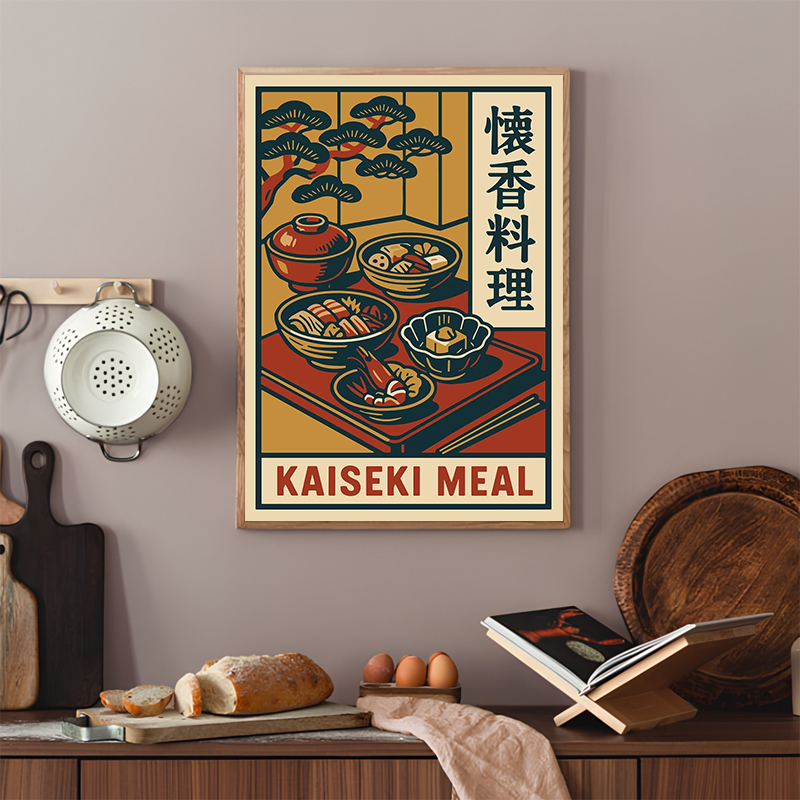 Affiche de cuisine japonaise d - Japanese Traditional Lifestyle avis et prix