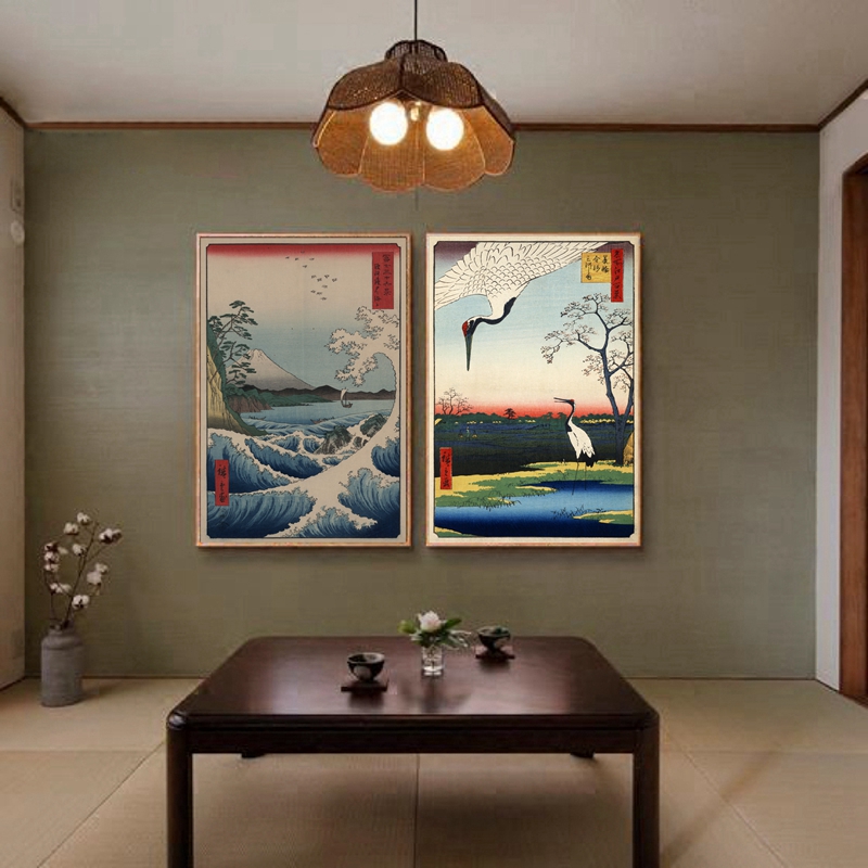 Toile d'art mural avec imprimé - Japanese Traditional Lifestyle avis et prix