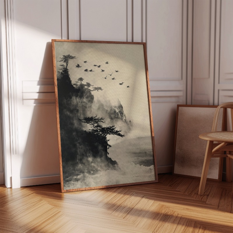 Affiche d'art de paysage de St - Japanese Zen Lifestyle avis et prix
